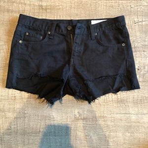 Rag & Bone Mid-Rise Cutoff Denim Short
